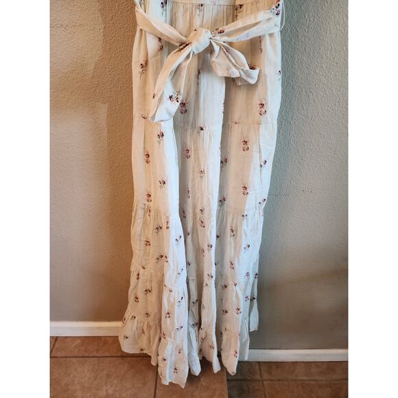 NWT Paige Women's Tevin Maxi Dress SZ Medium Tiered Cottagecore Fairycore - Picture 7 of 14